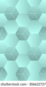 geometric abstract honey comb shape or hexagon seamless pattern