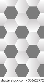 geometric abstract honey comb shape or hexagon seamless pattern