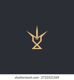 Logotipo do marcador de hora abstrato geométrico simbolizando tempo, precisão e foco.