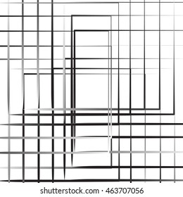 Geometric abstract illustration with irregular squares. Modern art vector illustration
