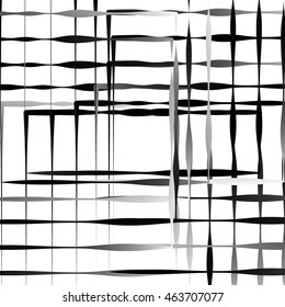Geometric abstract illustration with irregular squares. Modern art vector illustration