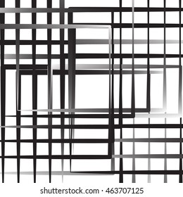 Geometric abstract illustration with irregular squares. Modern art vector illustration