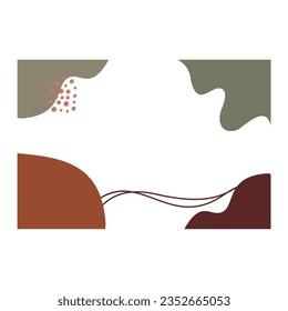 Elemento vector de ilustración geométrica abstracta