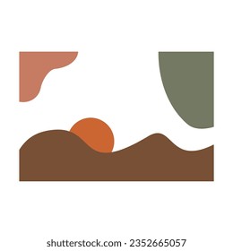 Elemento vector de ilustración geométrica abstracta