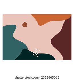 Geometric abstract illustration vector element