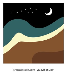 Geometric abstract illustration vector element