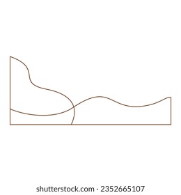 Geometric abstract illustration vector element