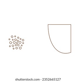 Geometrisches abstraktes Vektorelement