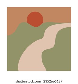 Geometric abstract illustration vector element