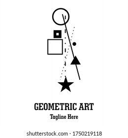 Geometric Abstract Illustration Vector Tattoo