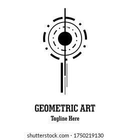 Geometric Abstract Illustration Vector Tattoo
