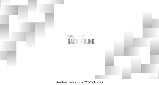 geometric abstract illustrations, such as mosaics, with soft black and white gradient colors, adding to the impression of luxury, cleanliness and elegance.