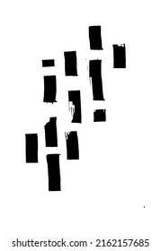 Formas geométricas, de tinta abstracta. EPS 10, arte.