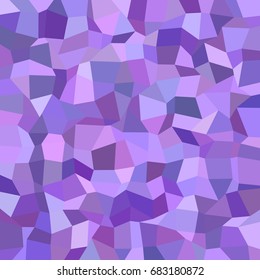 Geometric abstract irregular polygon mosaic pattern background - polygonal vector illustration from rectangles in purple tones