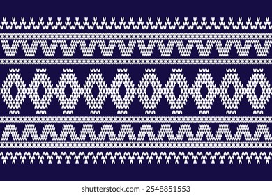 Geometric abstract knitted pattern Aztec oriental traditional seamless pattern. Native geometry decorative design for fabric, border decor, interior, decoration, texture, background, wallpaper, paint