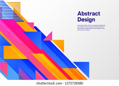 Geometric Abstract Layout Wallpaper Background