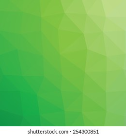 Geometric abstract light green grass low-poly paper background.