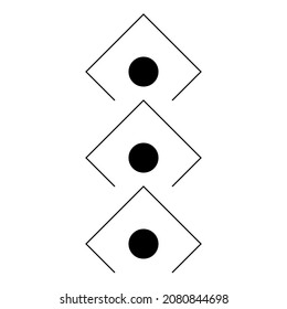 Geometrisches abstraktes Zeilenelement. Schwarz-Weiß-Modernes Poster. Abstrakte Wandkunst Digitale Innendekoration für die Printwerbung