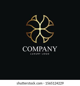 Geometric Abstract Line Logo. Elegant, classic elements. Can be used for jewelry, beauty and fashion industry. 
Great for monogram, invitation, flyer, menu, brochure, postcard, and background.