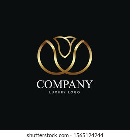 Geometric Abstract Line Logo. Elegant, classic elements. Can be used for jewelry, beauty and fashion industry. 
Great for monogram, invitation, flyer, menu, brochure, postcard, and background.