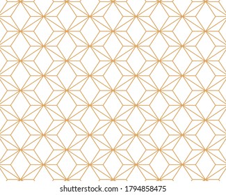 Geometric abstract line pattern vector on background