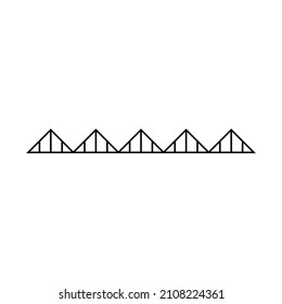 Icono lineal abstracto geométrico. Arte Geométrico Mínimo Resumen A Mediados Del Siglo Moderno Estilo Arte Blanco Y Negro