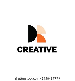 geometric abstract logo icon vector illustration, logo for creative and modern company