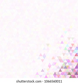 Geometric abstract low poly triangle background design