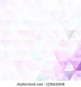 Geometric abstract low poly triangle background with opacity effect
