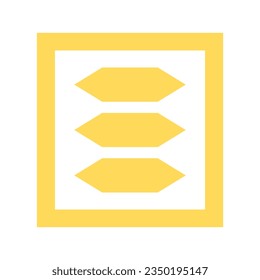 Elemento vector de logotipo de lujo geométrico abstracto