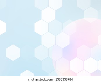Geometric abstract medical background. Scientific concept for your design. Medical, technology, science background. Vector illustration