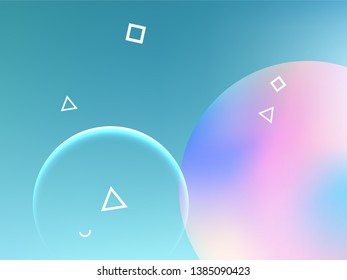 Geometric abstract medical background. Scientific concept for your design. Medical, technology, science background. Vector illustration