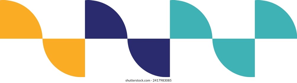 Geometric abstract memphis shape vector element