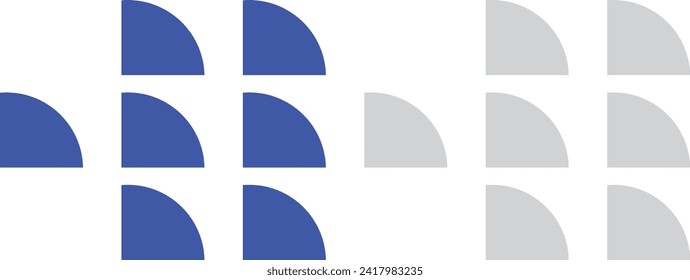 Geometric abstract memphis shape vector element