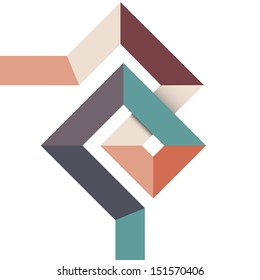 Geometric abstract minimal design. Vector EPS10