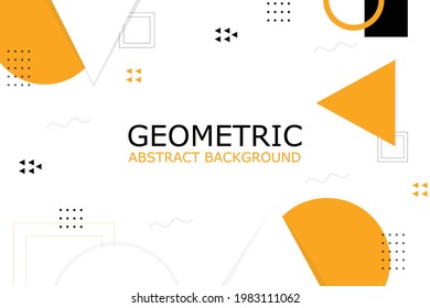Geometric Abstract Modern Background and Shapes