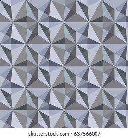 Geometric abstract monochrome background of triangles. vector illustration