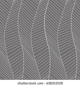 Geometric abstract monochrome seamless pattern . vector illustration