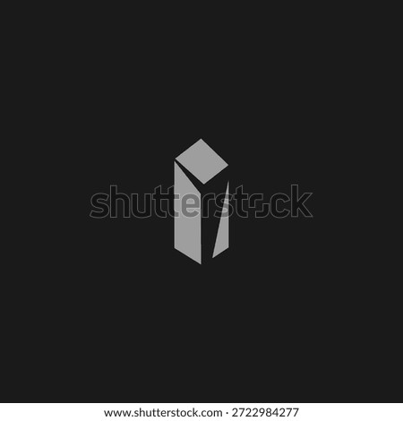Geometric abstract monolith logo symbolizing strength and timeless form.