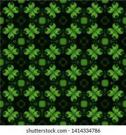 Geometric abstract mosaic seamless pattern with tiles and simple shapes for fashion. Abstract dynamic retro tiles background