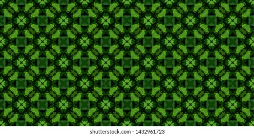 Geometric abstract mosaic seamless pattern with tiles and simple shapes for fashion. Abstract dynamic retro tiles background