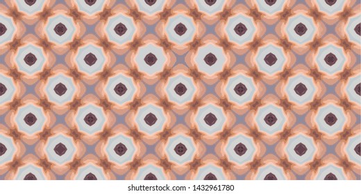 Geometric abstract mosaic seamless pattern with tiles and simple shapes for fashion. Abstract dynamic retro tiles background