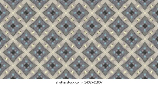 Geometric abstract mosaic seamless pattern with tiles and simple shapes for fashion. Abstract dynamic retro tiles background