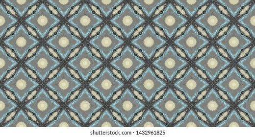 Geometric abstract mosaic seamless pattern with tiles and simple shapes for fashion. Abstract dynamic retro tiles background