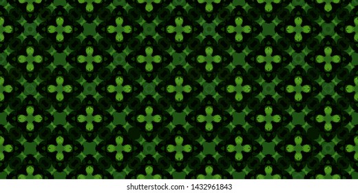 Geometric abstract mosaic seamless pattern with tiles and simple shapes for fashion. Abstract dynamic retro tiles background