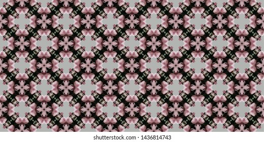 Geometric abstract mosaic seamless pattern with tiles and simple shapes for fashion. Abstract dynamic retro tiles background
