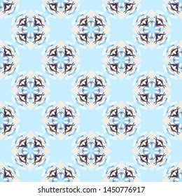 Geometric abstract mosaic seamless pattern with tiles and simple shapes for fashion. Abstract dynamic retro tiles background