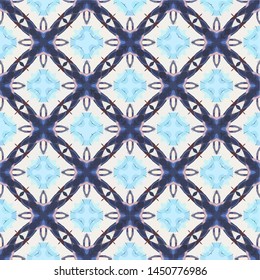 Geometric abstract mosaic seamless pattern with tiles and simple shapes for fashion. Abstract dynamic retro tiles background