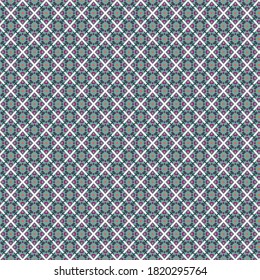 Geometric abstract mosaic seamless pattern.