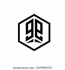 Geometric abstract number 99 design with peace symbol on negative space.